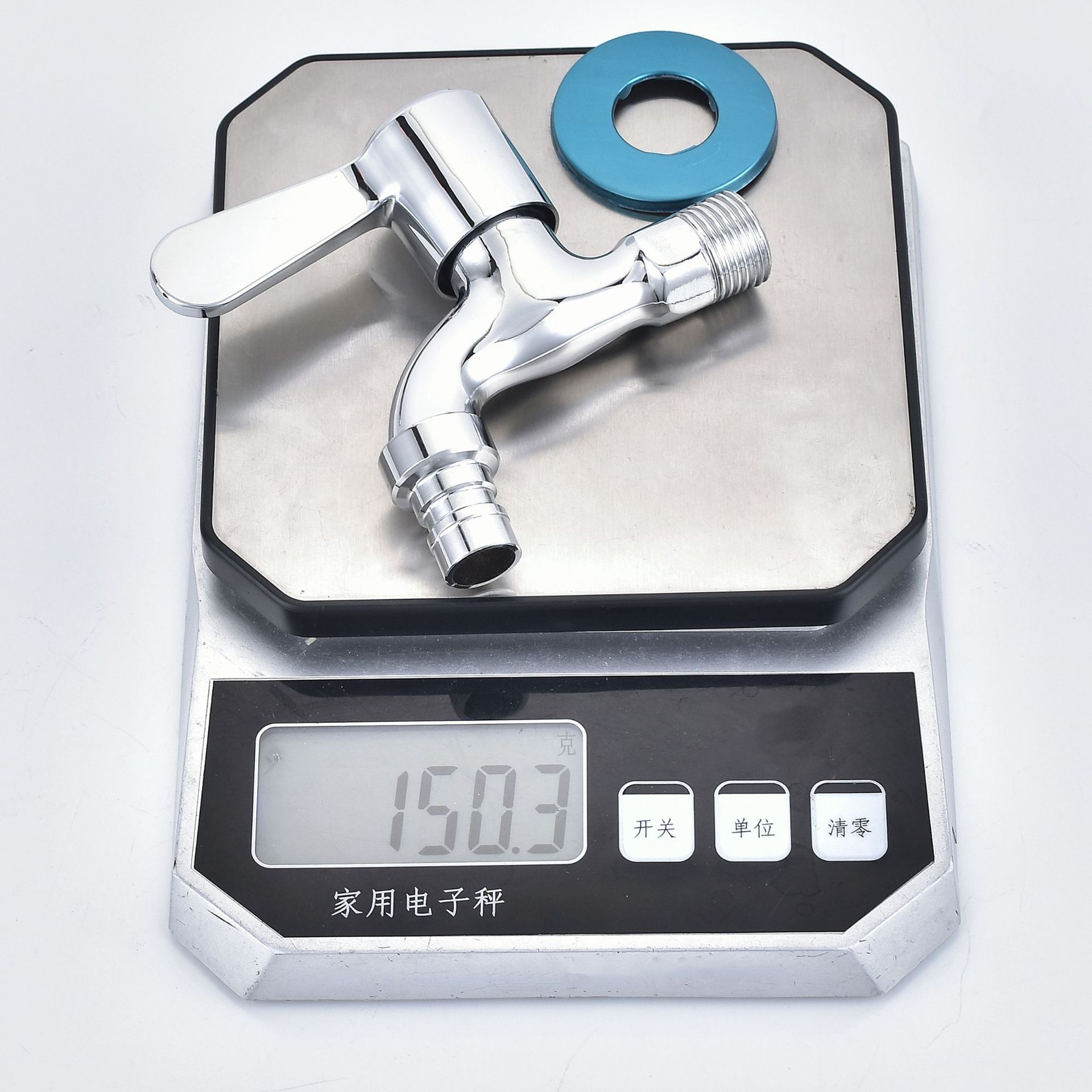 Outdoor Wall-Mounted Quick-Open Washing Machine Faucet, All-Copper 1/2 Inch Spout Faucet, Brass Valve Core, Bathroom Wholesale