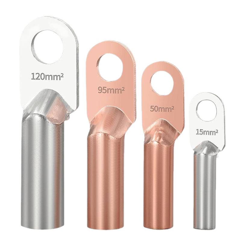 Copper Nose Terminal Wire Copper Wire Nose Tinned Oil-Blocking Copper Connector // Square Copper Wire Lug