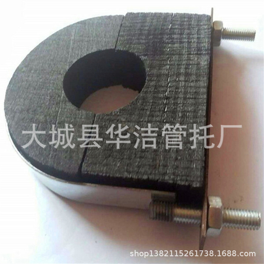 Round Drag Code Square Wooden Pipe Support Cold Insulation Pad Air Conditioning Hot and Cold System Water Pipe Pipe Wooden Support