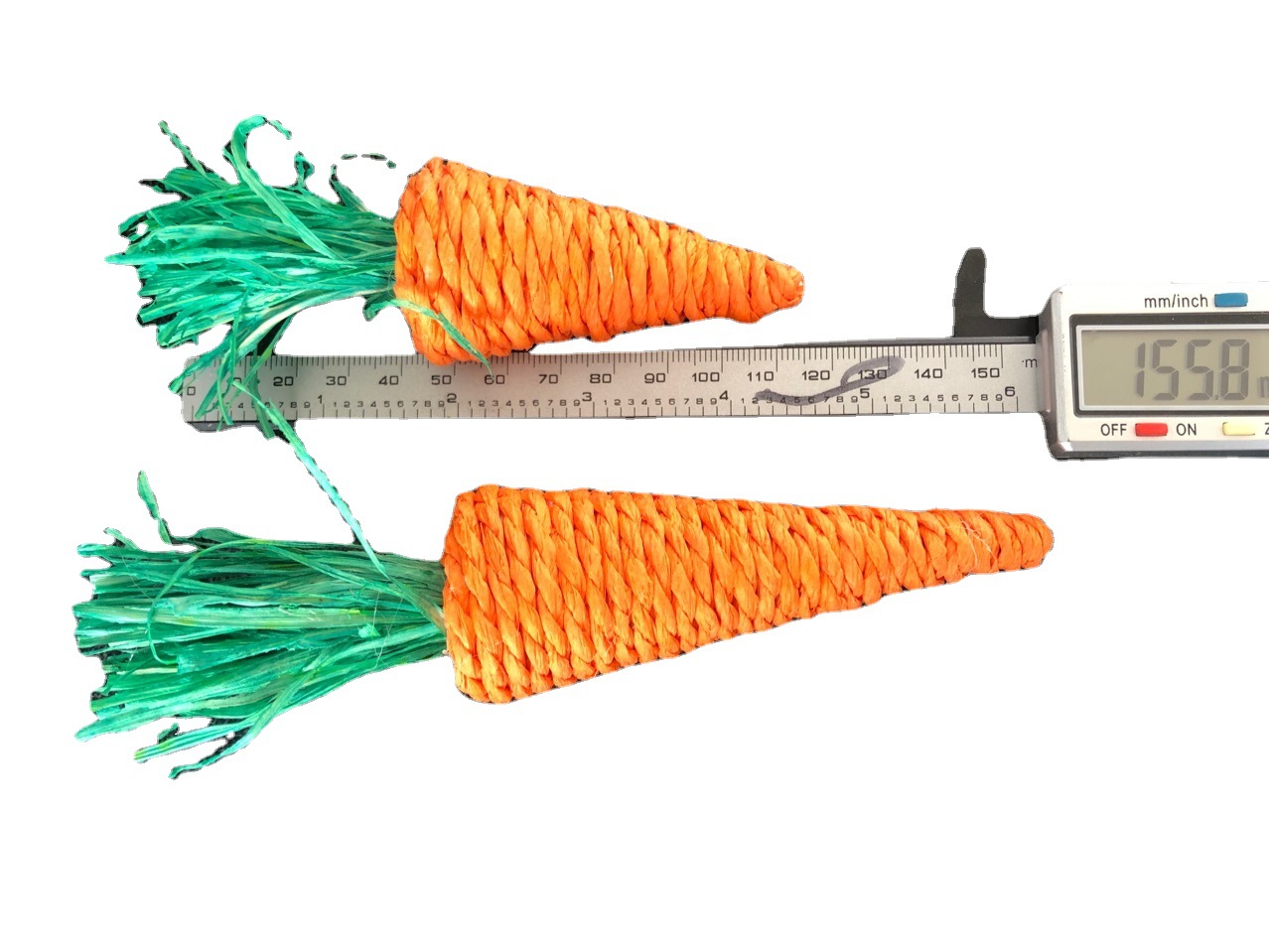 Hamster rabbit molar supplies Totoro molar toy molar carrot parrot bite molar straw knitted radish