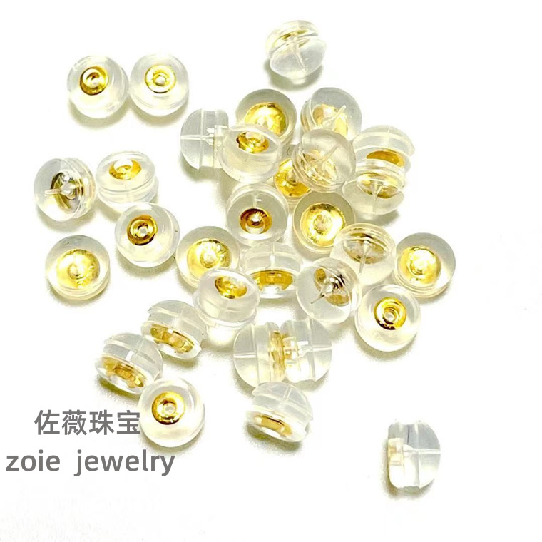 Силиконовые ушные пробки из 18K золота, аксессуары оптом