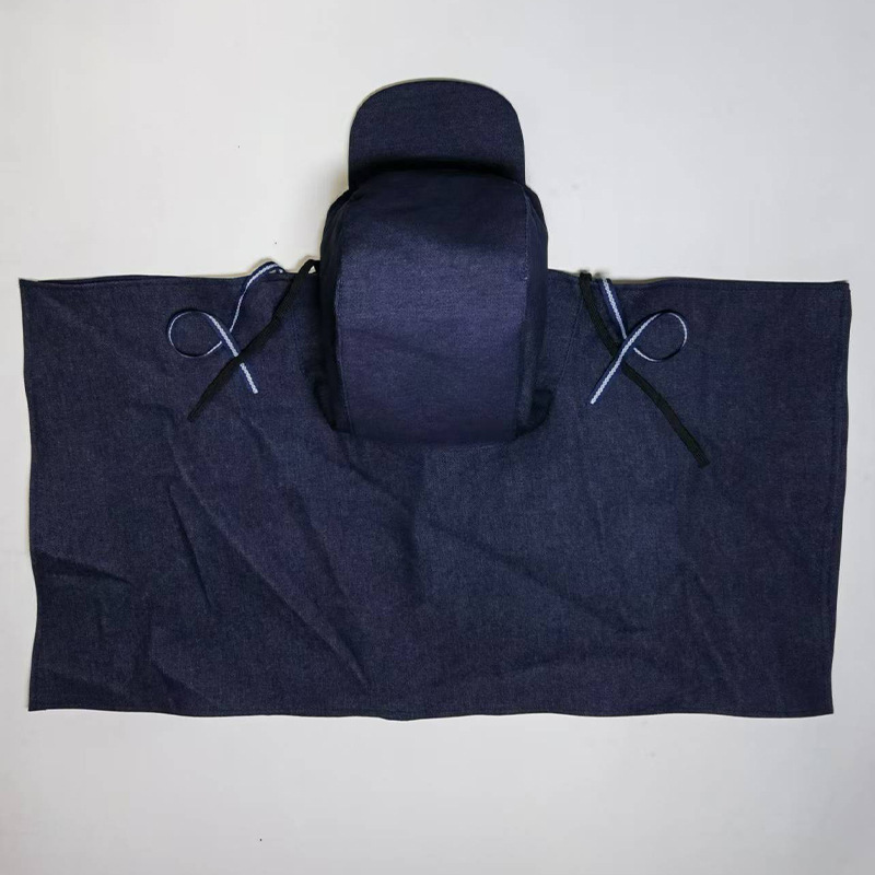 Wholesale Denim Shawl Hat Protective Hat Labor Protection Denim Shawl Hat Cement Handling Spray Paint Shawl Hat Manufacturer Direct Delivery
