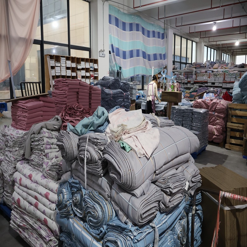 Washed Cotton Solid Color Four-Piece Bedding Set, Brushed Plain Three-Piece Duvet Cover Set, Custom Home Use, Four-Season Minimalist Style