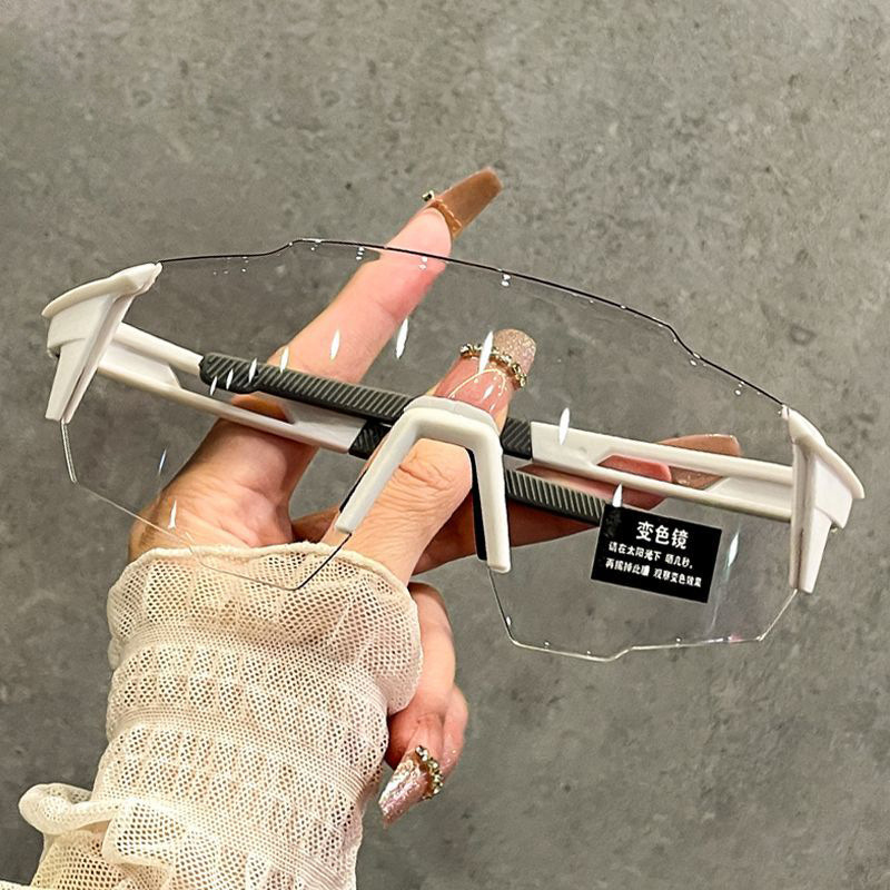 Cycling Anti-Fog Color-Changing Glasses, Cool Wind-Proof and Sand-Proof Mountain Sports Goggles, Sun-Changing Sunglasses in Stock