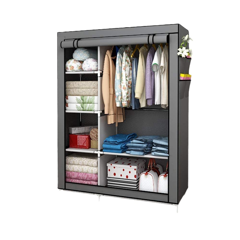 Simple Foldable Wardrobe for Home Use, Essential for Rental Apartments, Dormitories, and Home Storage