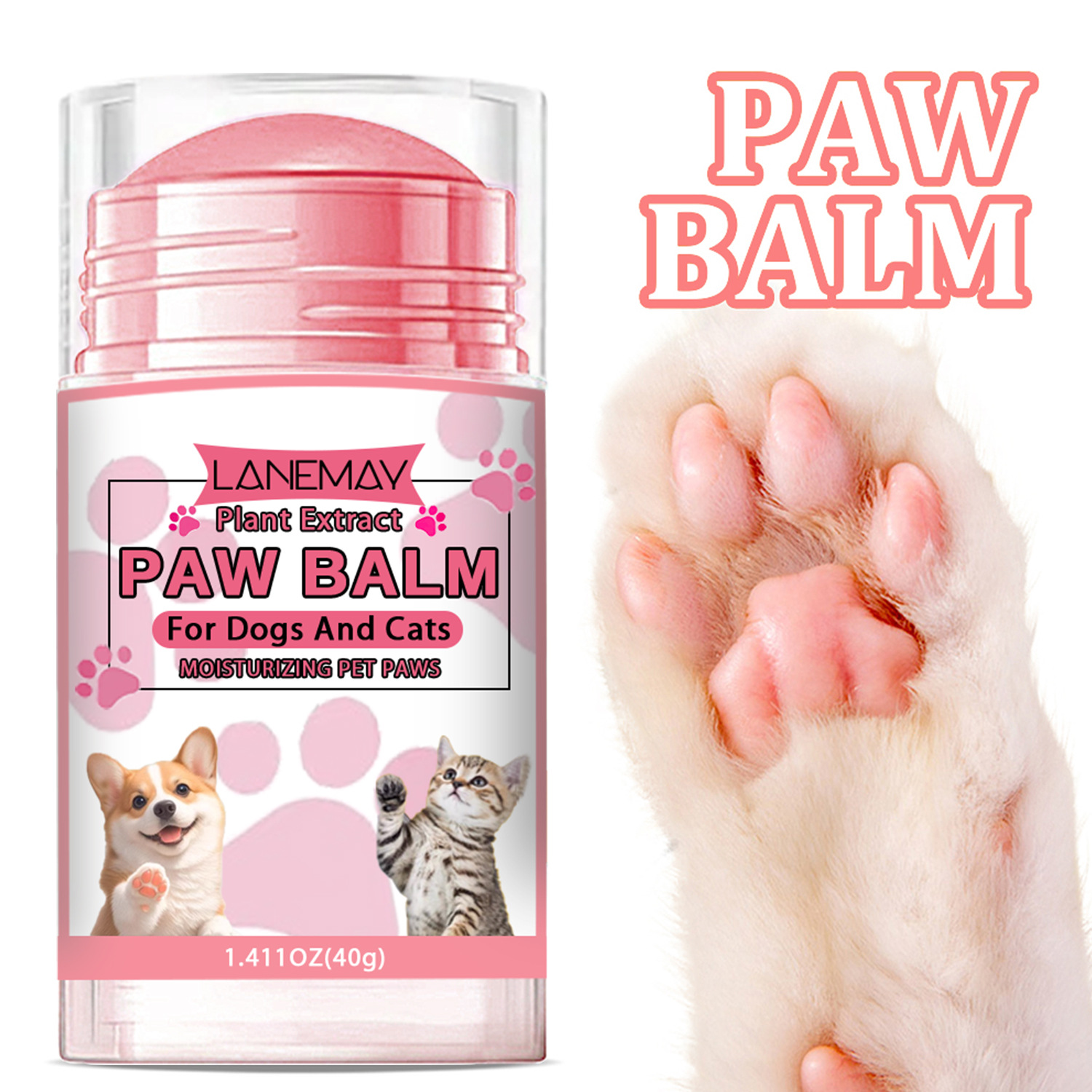 Cross-border Pet Claw Protection Cream Anti-dry and Moisturizing Care Cream Universal Double Protection Cream for Cats and Dogs