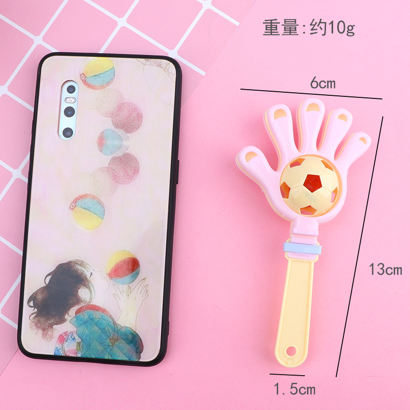 Baby Pat Hand-Cranked Bell Baby Soothing and Shaking Toddler Early Education Enlightenment Cheering Toy Night Market Stall Supply