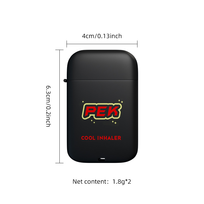 PEK Double-head Flip Nose Wind Oil Essence Anti-motion Sickness Driving Sleepy Nose Suction Cooling Oil Refresher and Refresher Cross-border