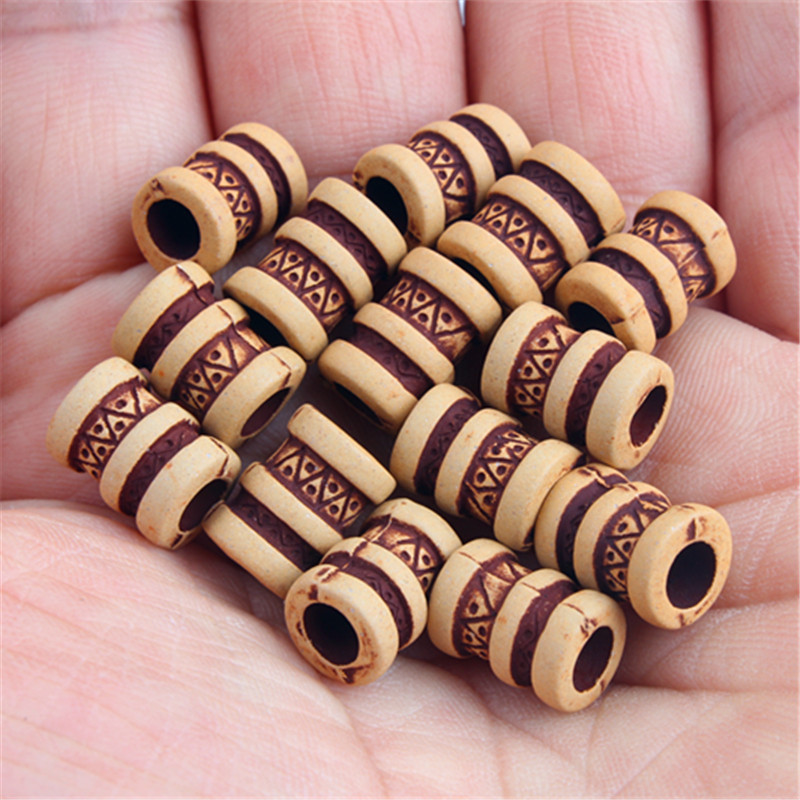 Wig Dirty Braid Jewelry Beaded Girls' Braid Hair Headwear Hair Accessories DIY Accessories Plastic Big Hole Beads