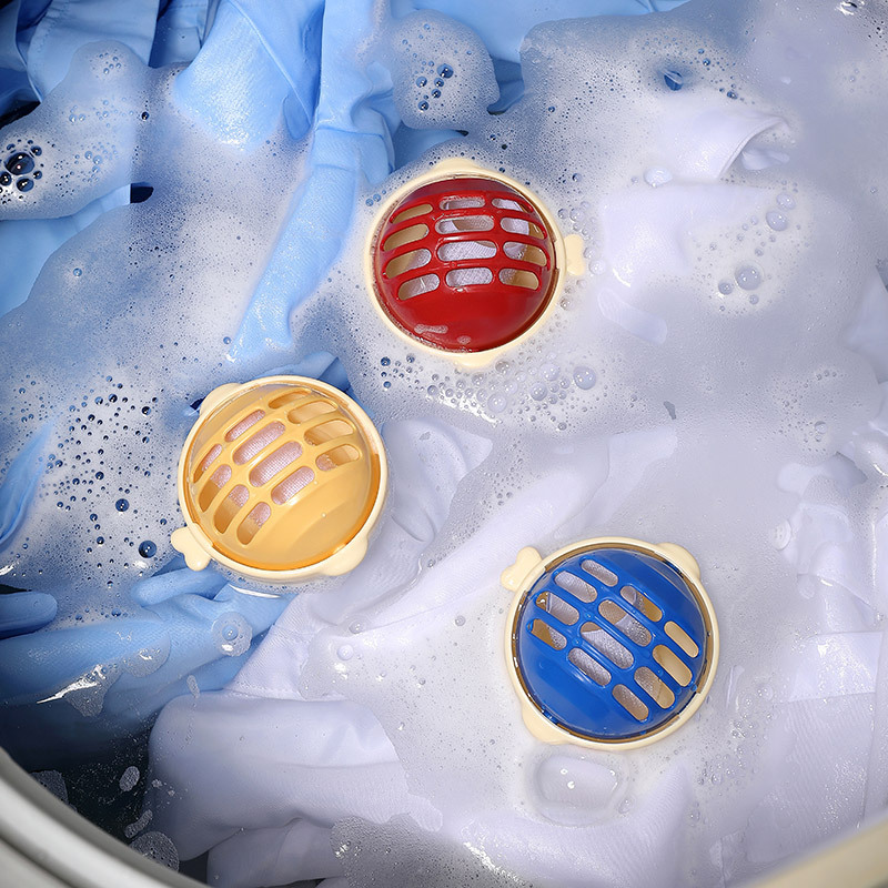 Puffer Dolphin Laundry Ball Washing Machine Filter Mesh Hair Removal Sticky Hair Anti-winding Hair Removal Hair Absorter Wash and Protect Clean Floating Material