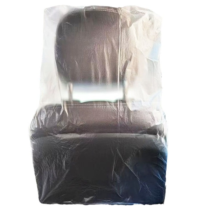 Car maintenance protection disposable seat cover leather maintenance three-piece fender disposable plastic seat cover