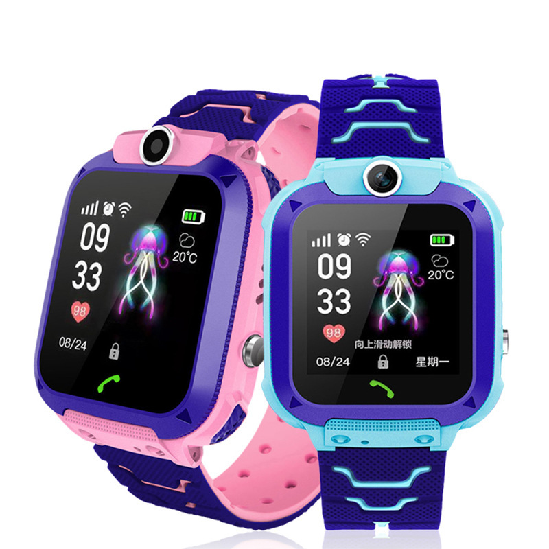 Wholesale Q12/Q19 Cross-Border Children's Smart Phone Watch Mobile Phone for Primary School Students with Genius Micro-Chat Dial