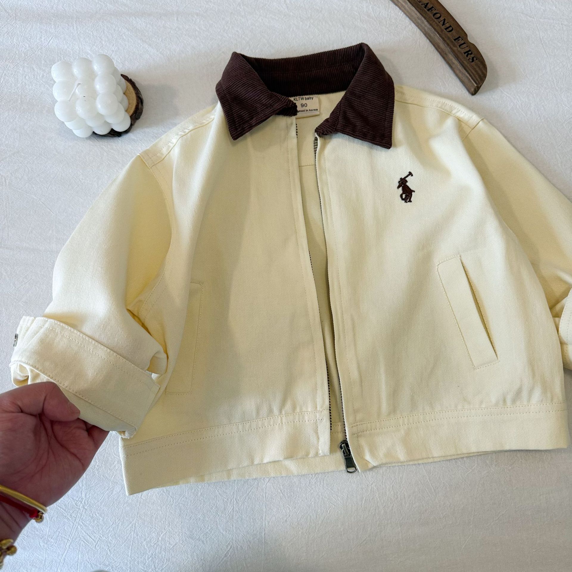 Children's Denim Jacket 2025 Autum New Casual Tops for Boys and Girls Baby Jackets Kidsren's Pure Color Jackets