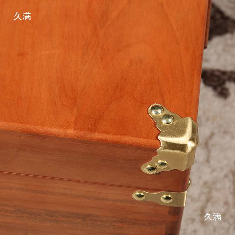 All Camphor Wood Box Solid Wood Storage Wardrobe Mahogany Color Wedding Box Wedding Dowry Box Storage Calligraphy and Painting Box with Lock