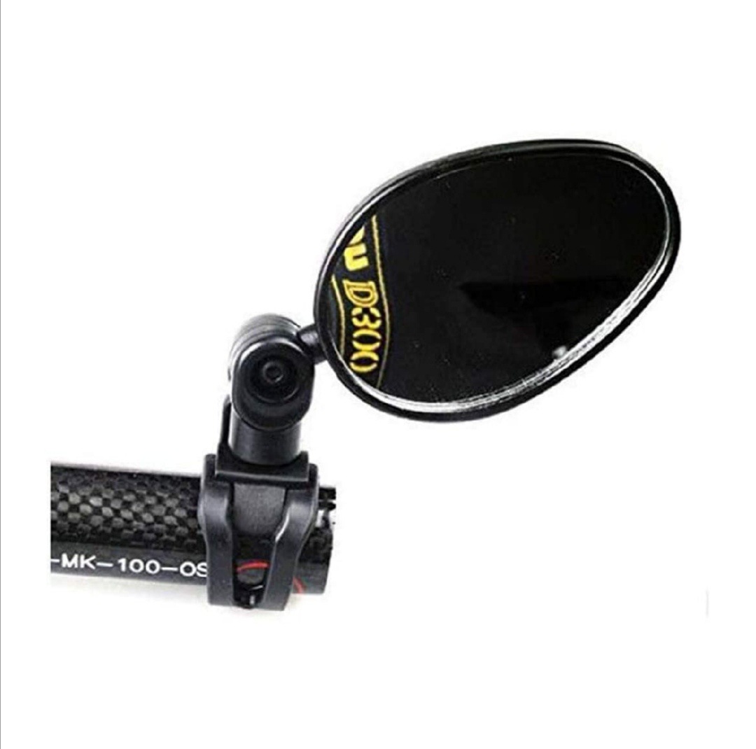 Factory supply 360 degrees rotatable children's bicycle rearview mirror mountain bike riding Oval reflector