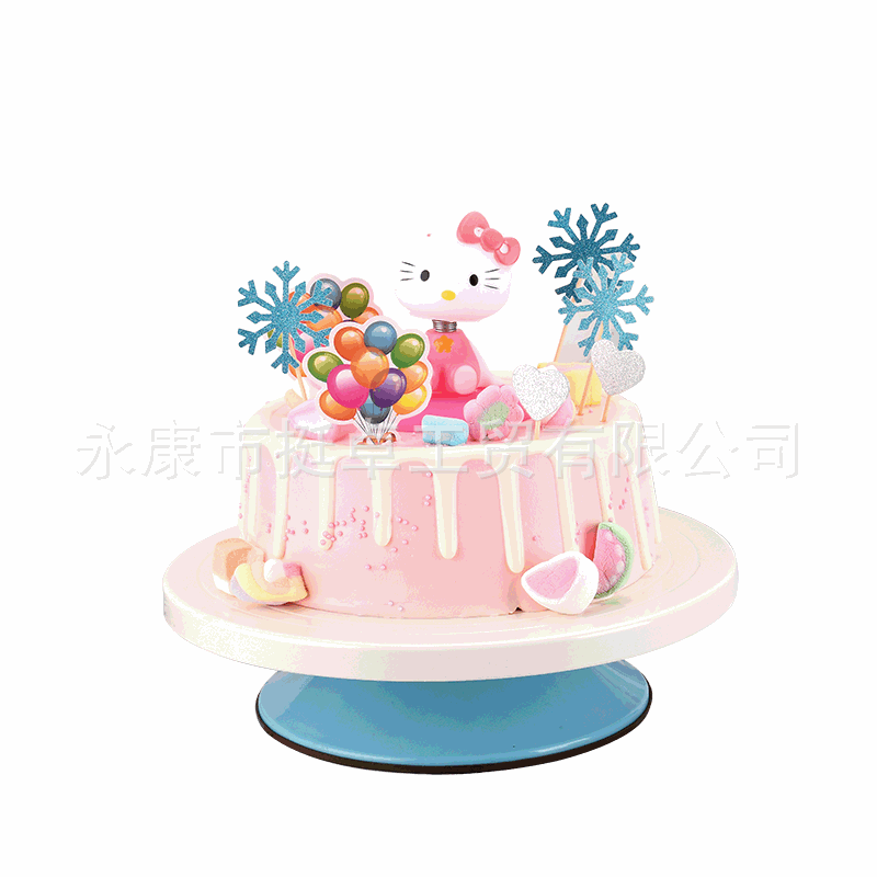 8/10/12-inch cake turntable plastic decorating table cake rotating table plastic turntable decorating cream Workbench