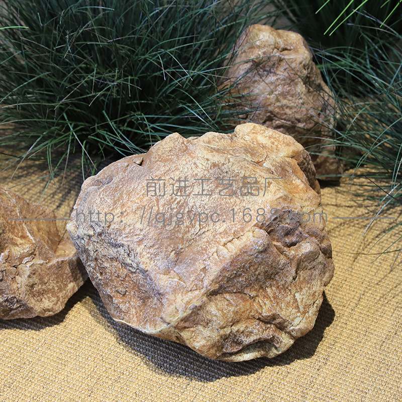 Wholesale high simulation artificial stone indoor green plant landscape decoration foam fake stone creative floating floating floating pumice