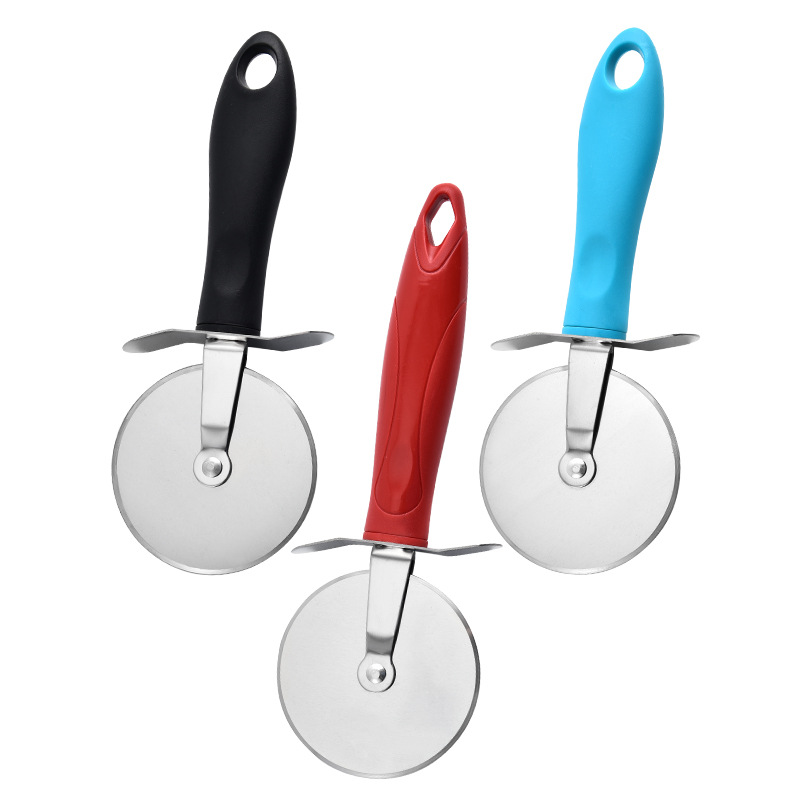 Pizza Knife Stainless Steel Pizza Roller Knife Pp Handle Pizza Cutter Thin Cake Cutter Kitchen Baking Tools Wholesale
