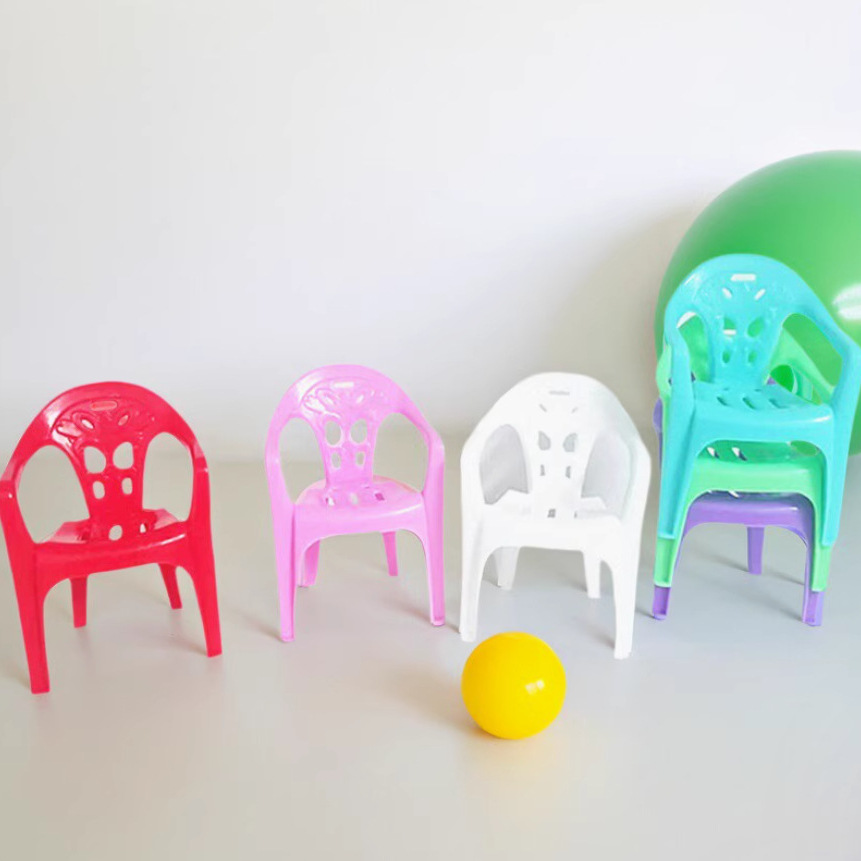 6.8см Спинка Стул Кукольный Домик Игровые Аксессуары Табурет Ностальгический Мини Стул Симуляция Орнамент