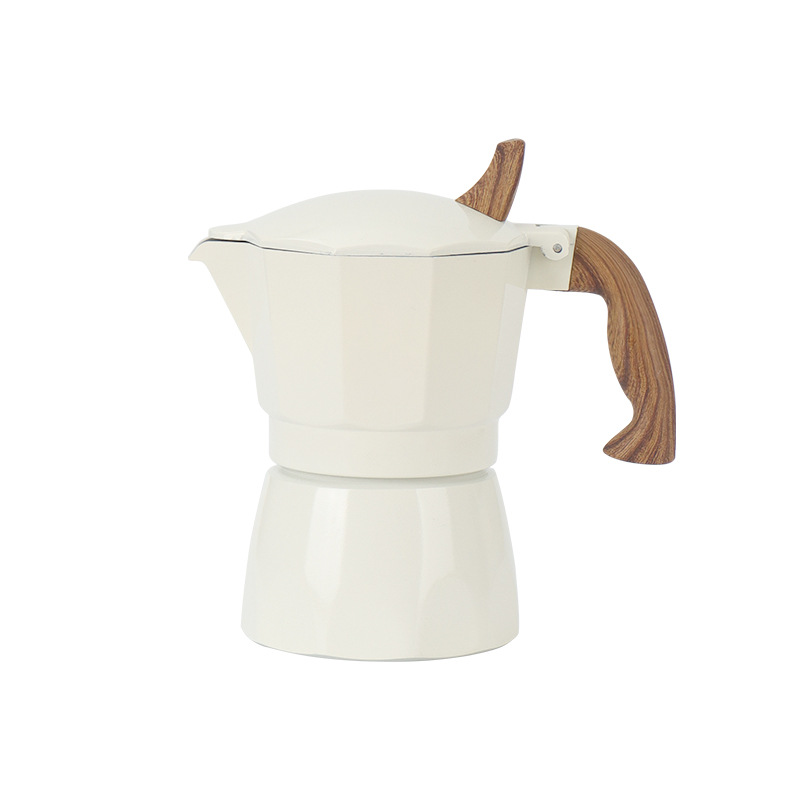 Single Valve Octagon Moka Pot Coffee Pot Household Small Italian Extract Coffee Machine Hand Coffee suit