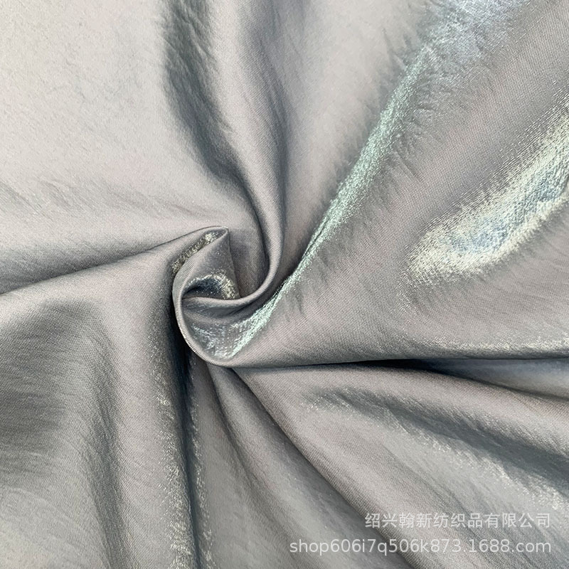 Готовая ткань из полиэстера с блестками для куртки и сумки