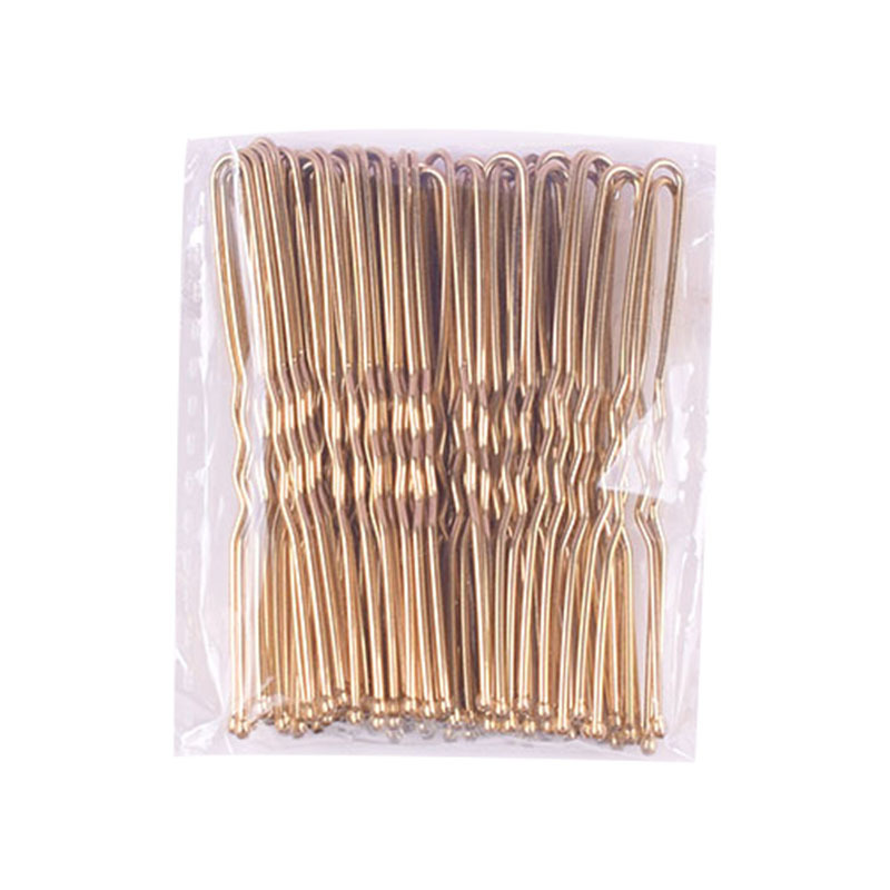 Korean style simple 20 pieces 50 pieces U-shaped clip broken hairpin hair curler hairpin not easy to paint off word clip wholesale