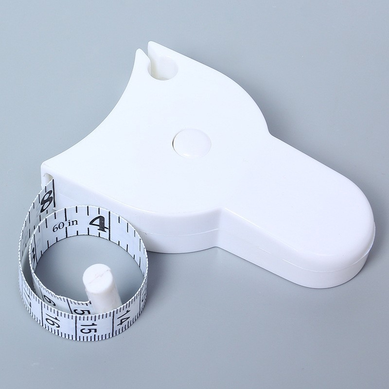 Metric inch centimeter waist circumference telescopic tape with handle torch Y-shaped tape measure health tape wholesale