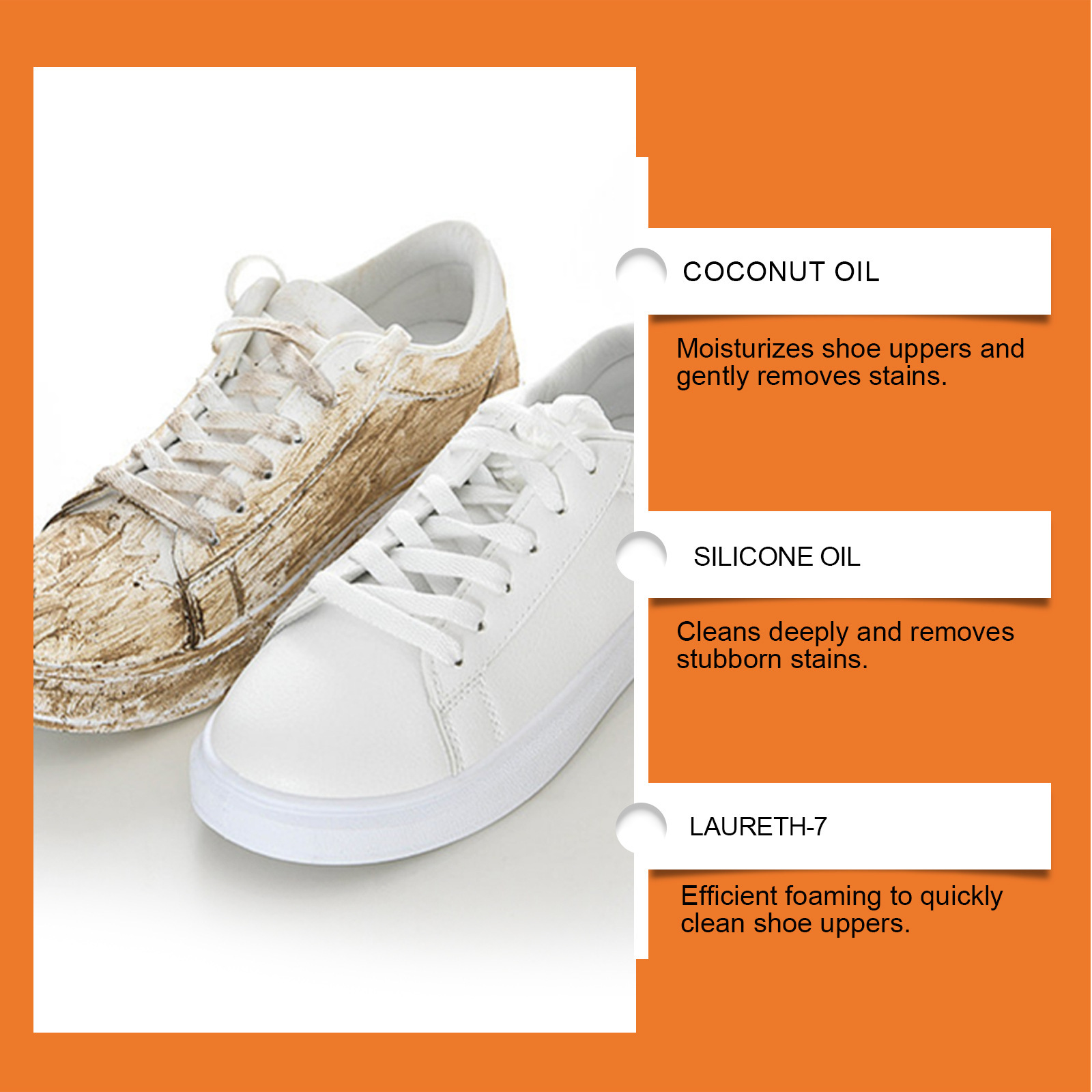 Jaysuing Multifunctional White Shoe Cleaner Cleans Sneakers, Canvas Shoes, White Shoes, Portable Cleaning Paste