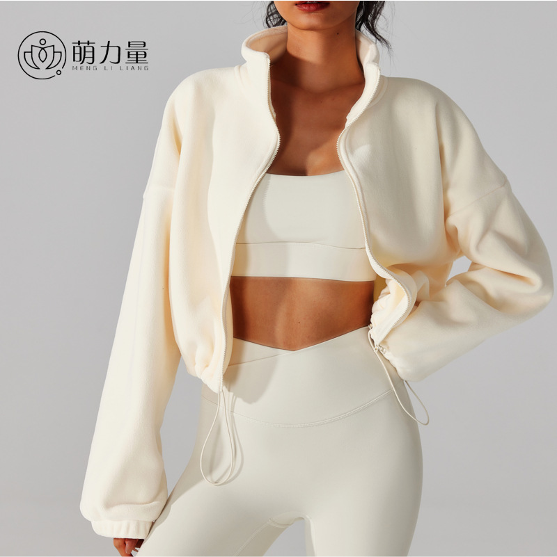 Спортивная куртка из овечьего бархата осень-зима, с вертикальным воротником, утолщенная, теплая, свободная, ветронепроницаемая верхняя одежда