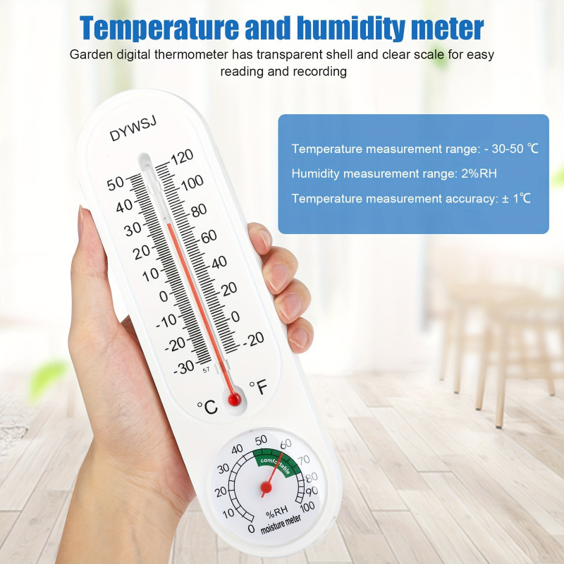 2026 New Cross-Border Dropshipping Indoor and Outdoor Wall-Mounted Thermometer Hygrometer Cross-Border Dropshipping