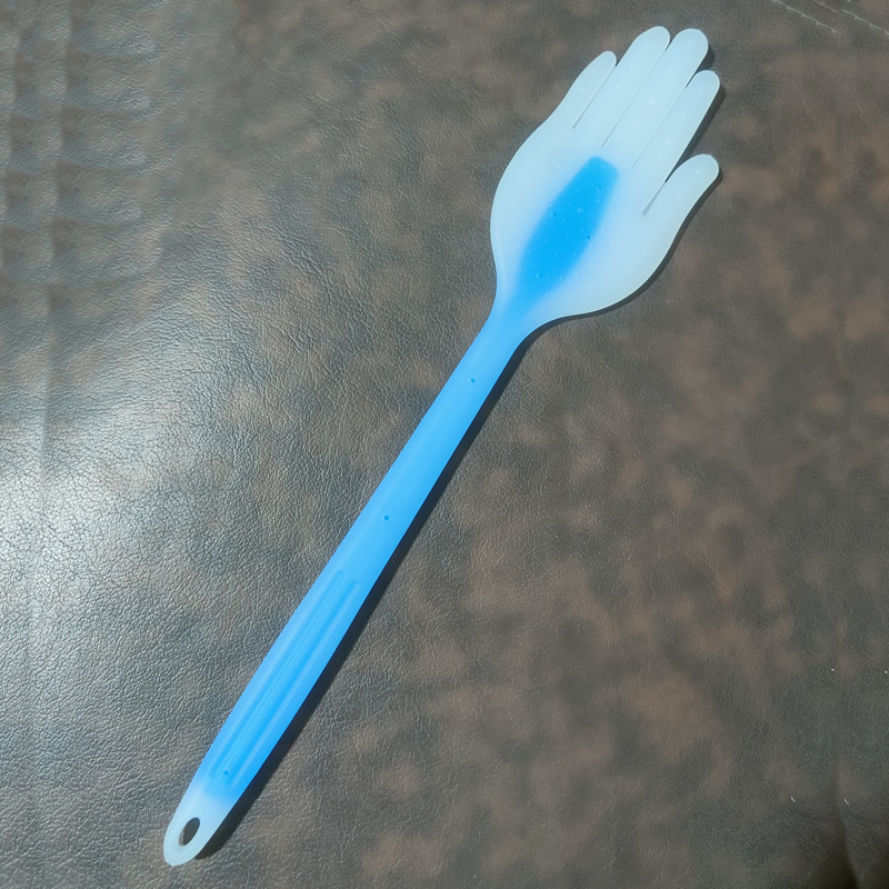 Extended Palm Meridian Slapping Board for Home Health and Fitness, Back Soft Slapping, Silicone Palm Massager