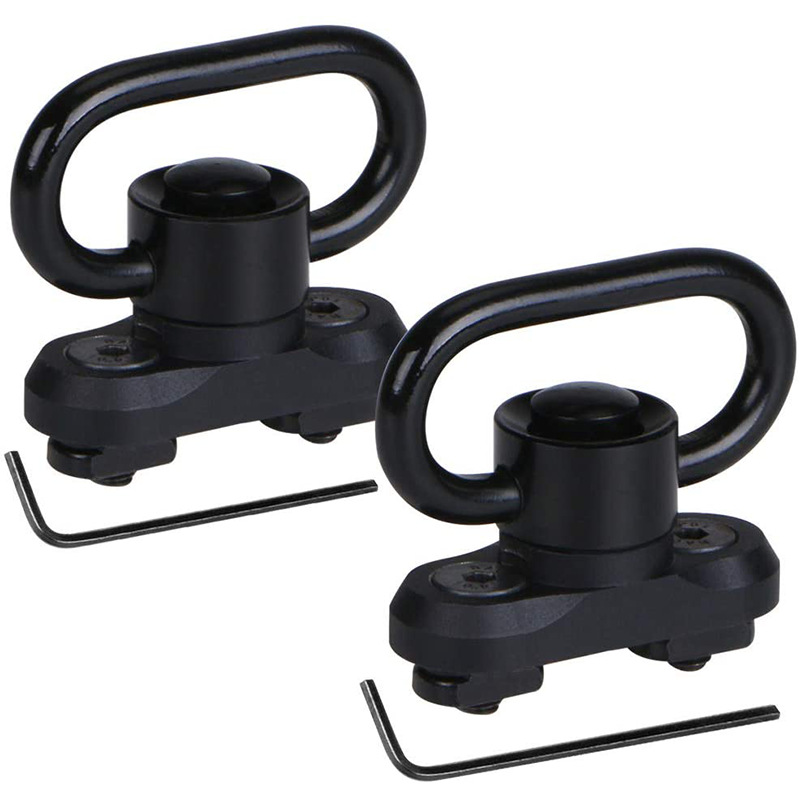 M-Lok tactical strap ring QD strap buckle CNC National Standard 63 aluminum alloy base quick release ring M-Lok Sli