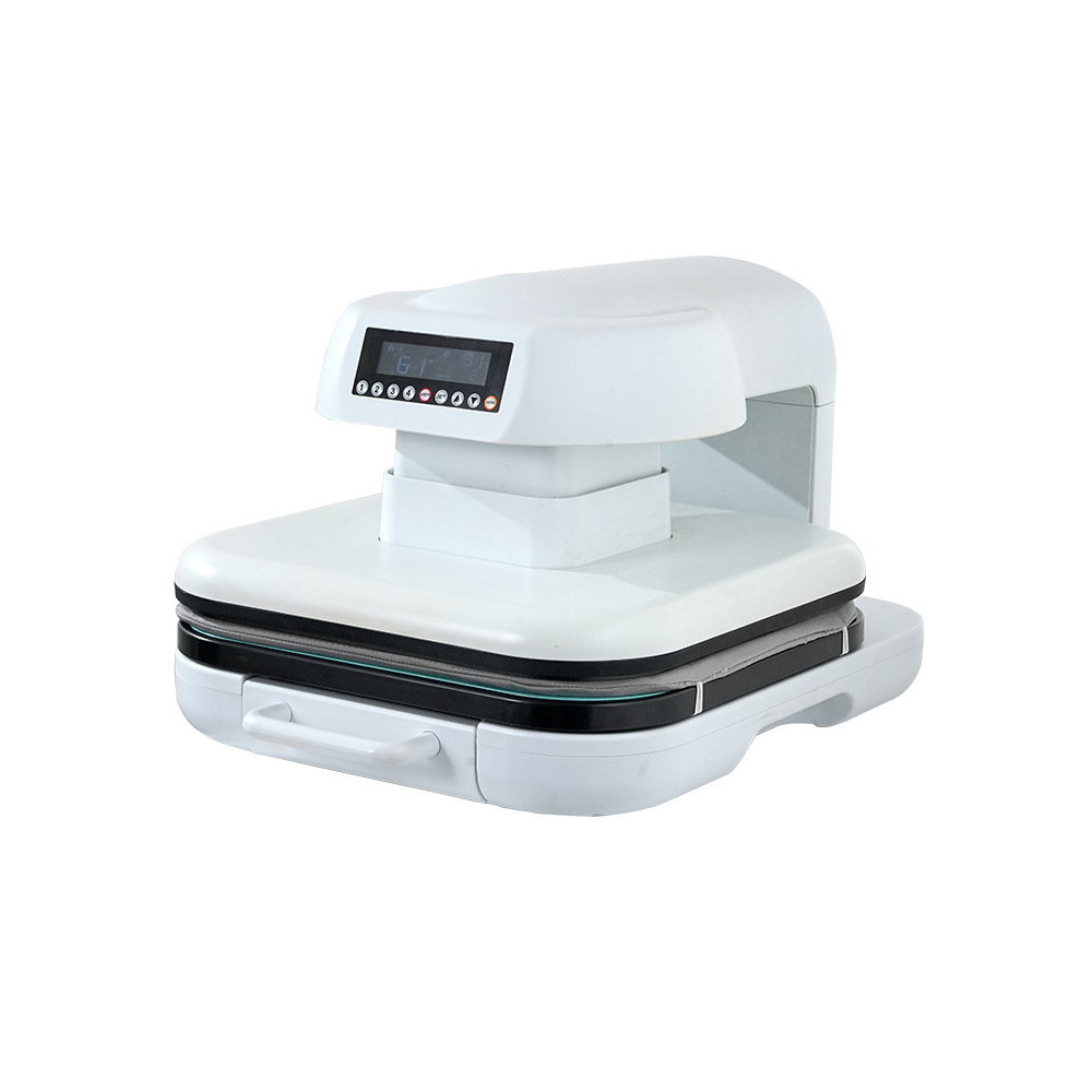 Cross-Border Supply of Intelligent Electric Fully Automatic Film Opening Injection Molding Heat Press Machine 38*38cm Can Be Used as a Garment T-Shirt Heat Press Machine