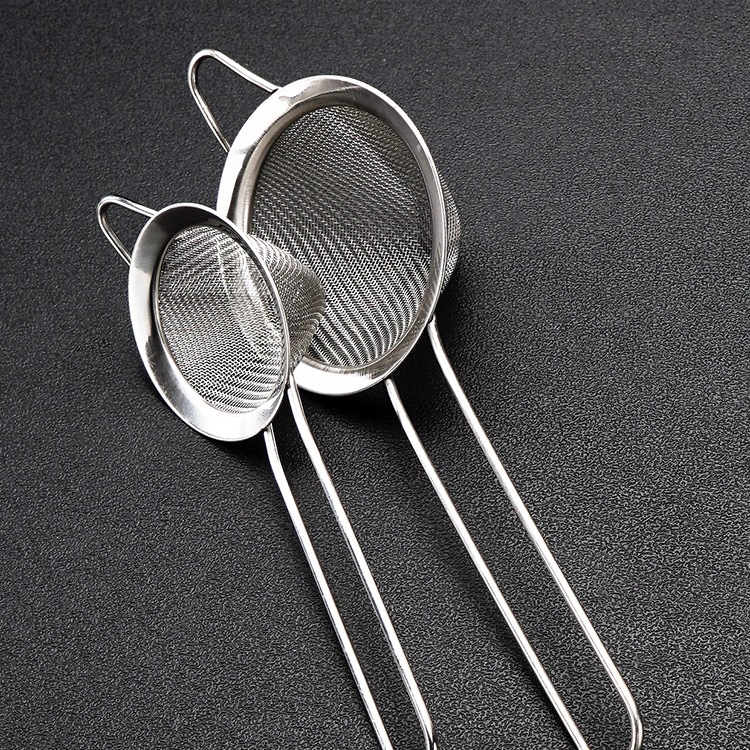 Stainless Steel Triangular Strainer Cocktail Filter Ice Strainer Funnel Filter Bartender Tool