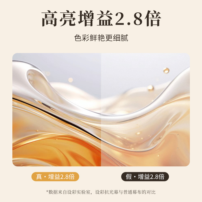 New Household 4K Anti-light Metal Projector Curtain HD Anti-light Removable Punch-free Wall-mounted Curtain