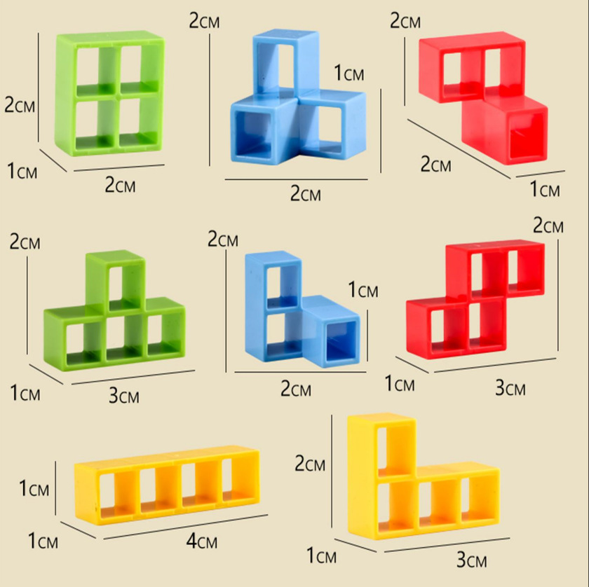 Internet Celebrity Cross-Border Kidsren's Swing Stacking High Balance Building Blocks Russian Building Blocks Jenga Desktop Toys