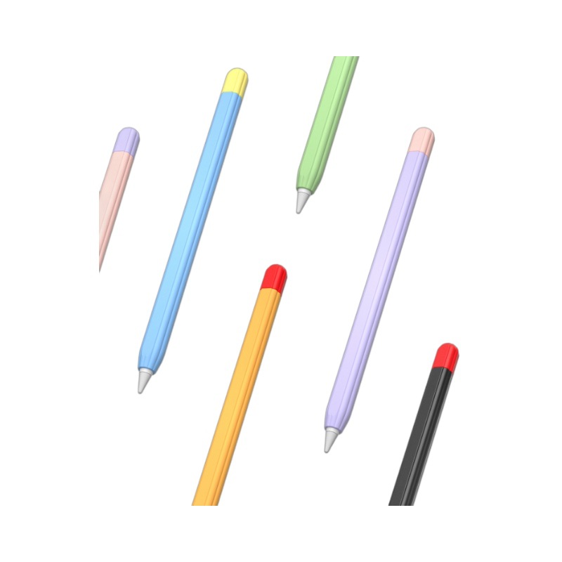 Cross-Border Pen Cover Suitable for Apple Pencil 2 Generation Stylus Protective Cover Ultra-Thin Light All-Inclusive Apple Pen Cover