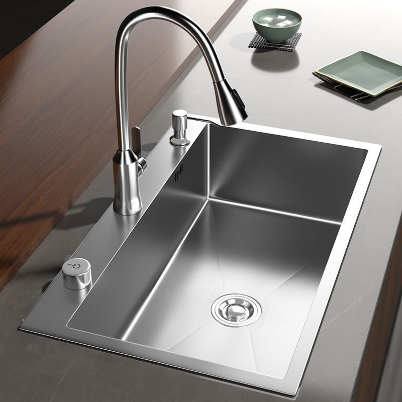 Новая раковина из нержавеющей стали, однокомпонентная, утолщенная