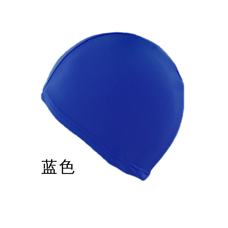 Wholesale spot high elastic head solid color swimming cap breathable adult unisex can be spot