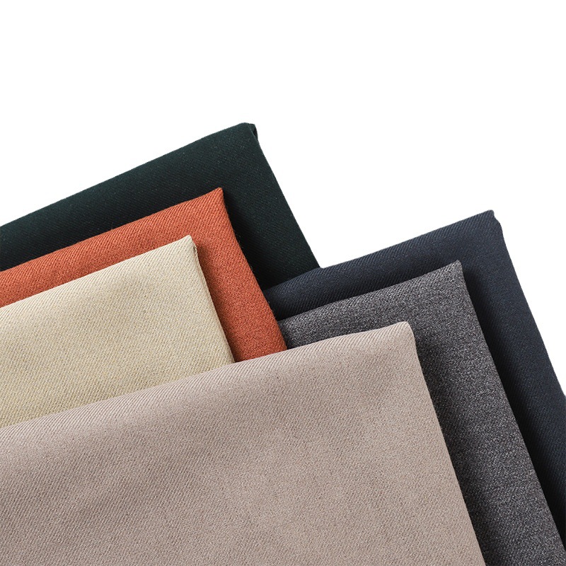 In stock autumn and winter pants suit polyester spandex twill fabric coat coat TR school uniform tooling fabric wholesale