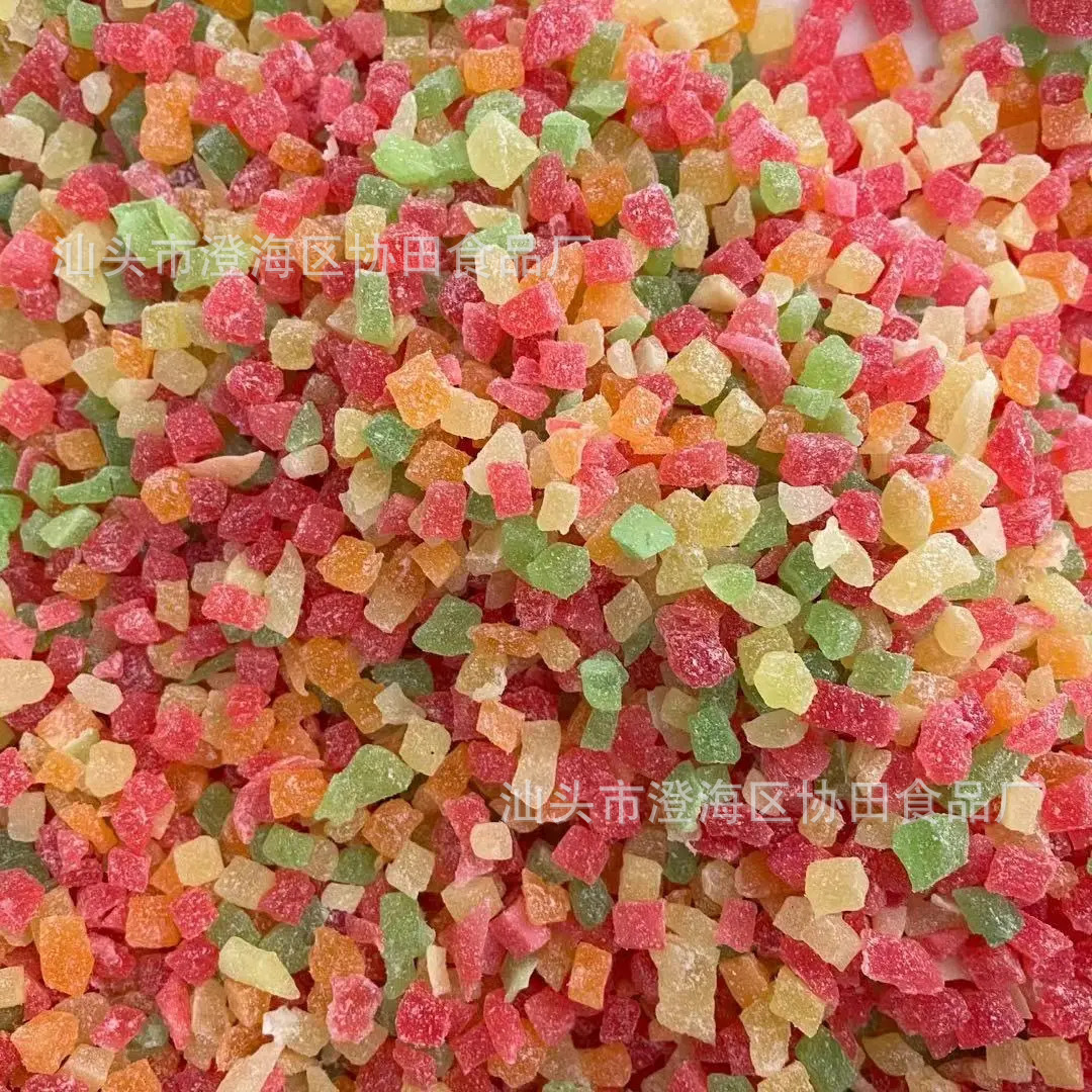 Manufacturer Supplies Papaya Cubes, Papaya Cubes, Ready-To-Eat Candied Snacks, Flower and Fruit Tea, Fruit Cubes, Fruit Porridge Ingredients