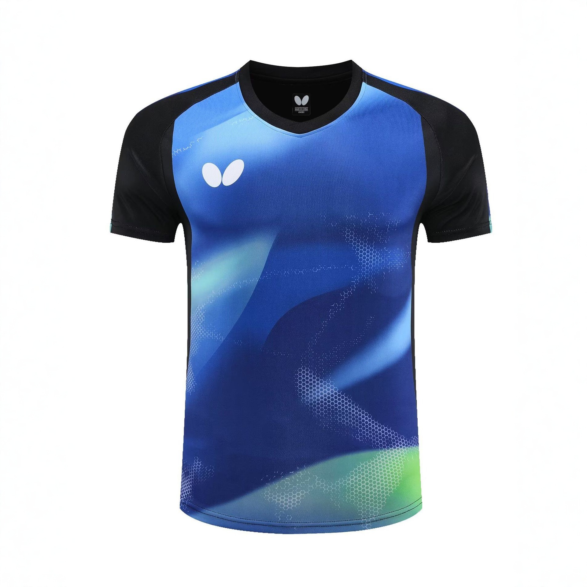 2025 Butterfly Quick-Drying Table Tennis Clothing for Men and Women Short-Sleeved Kidsren's Training Competition Sportswear Tennis Clothing with Printing