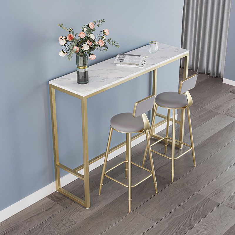 Bar Table, High-Legged Table, Simple Modern Small Bar Table, Long High Table, Movable Cash Register Counter for Small Apartments