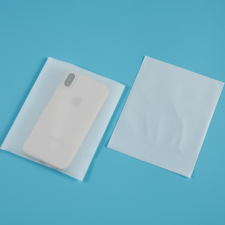 Customized factory direct supply CPE frosted bag translucent cpe plastic bag mobile phone packaging CPE frosted bag flat plastic bag