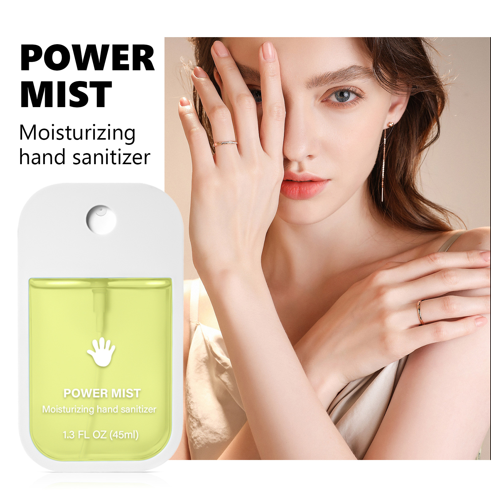 Cross-border non-standard vanilla hand sanitizer spray hand cleaning, wash-free, healthy, bacteriostatic and moisturizing, multi-purpose, easy to carry