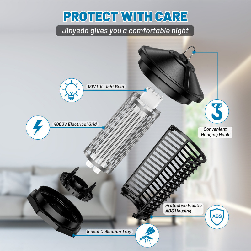 2026 New Cross-Border 4000V Electric Mosquito Killer] 6 Feet Wire