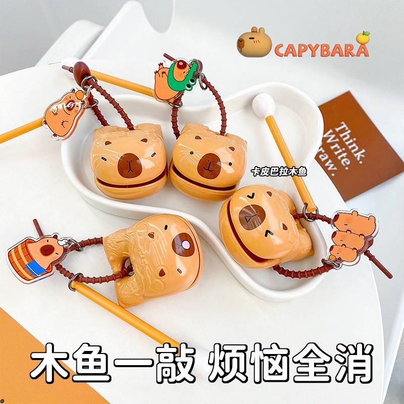 Декомпрессионная маленькая деревянная рыба монах деревянная рыба ударный инструмент декомпрессии деревянная рыба фабрика прямые волосы медитация переносной Будда артефакт