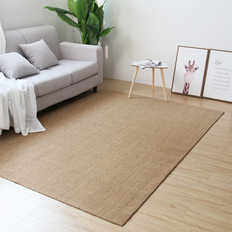 Cézanne Eco-Friendly Handmade Edge-Sewn Sisal Carpet Floor Mat for Living Room Coffee Table Study Entrance Modern Woven Door Mat Custom-Made