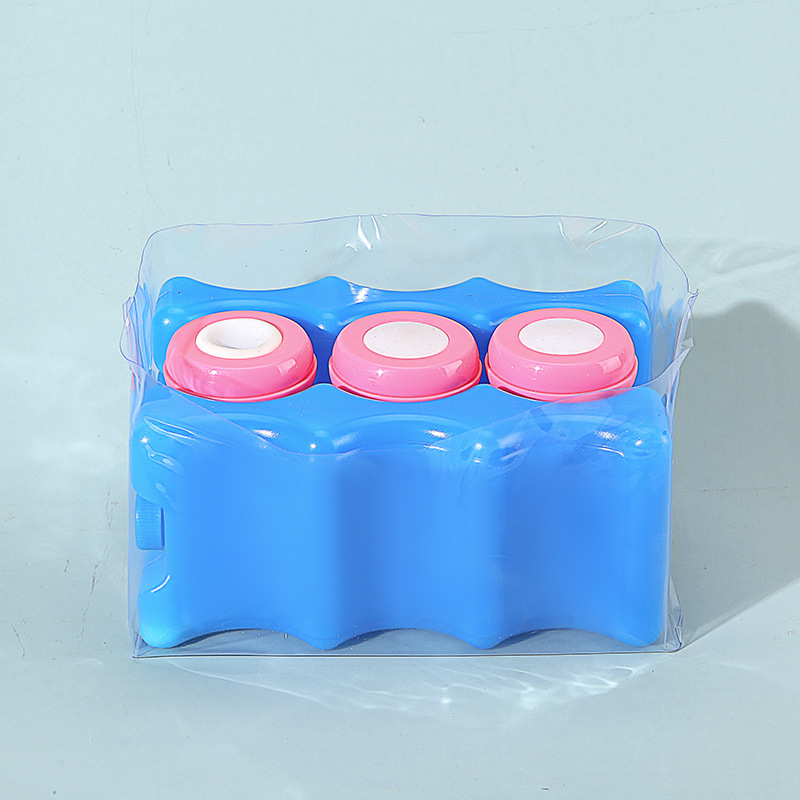 Mommy Bag with Breast Milk Preservation Double Wave Ice Compartment for Working Mothers, Refrigerated Blue Ice Box, Milk Cooler Bag for Cold Storage, Can Be Used in Conjunction