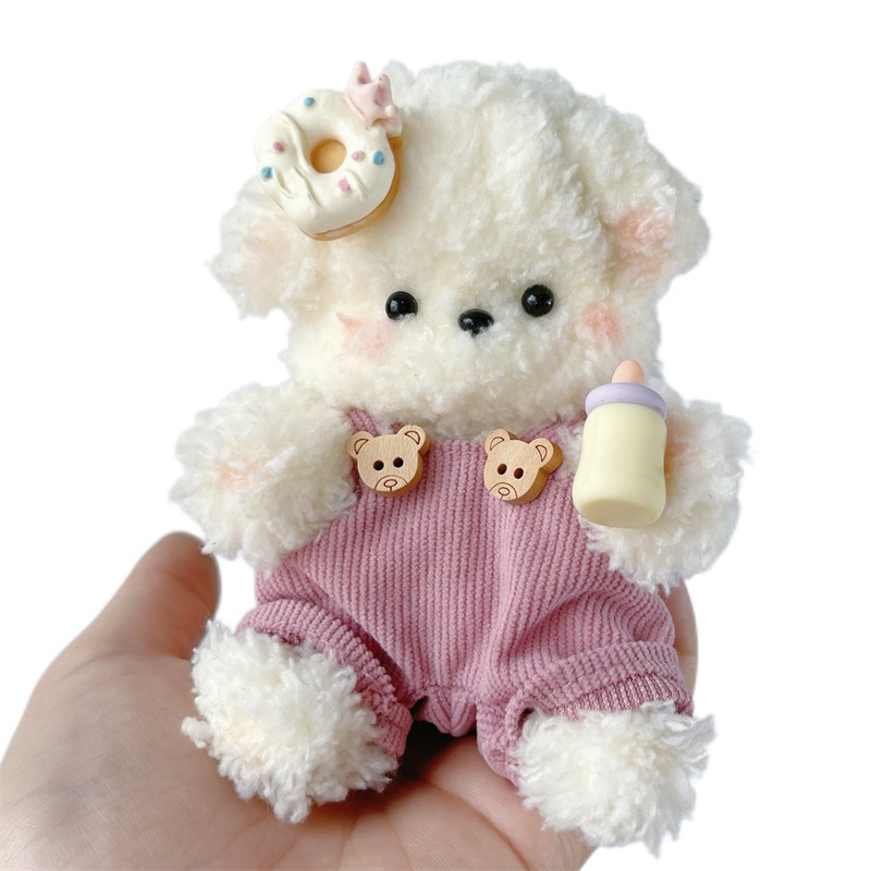 Factory direct supply 15mm super tight torsion bar puppy simulation doll plush wool torsion bar hand woven diy